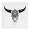 Stupell Industries Fashion Brand Cow Skull Canvas Wall Art Design by Amanda Greenwood